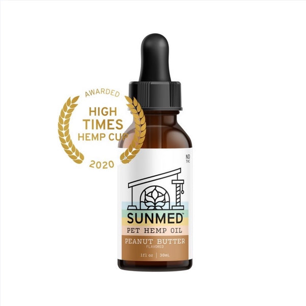 Your CBD Stores Award winning pet products Peanut Butter Hemp Oil for Pets 
